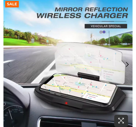 Mirror reflection wirless charger
